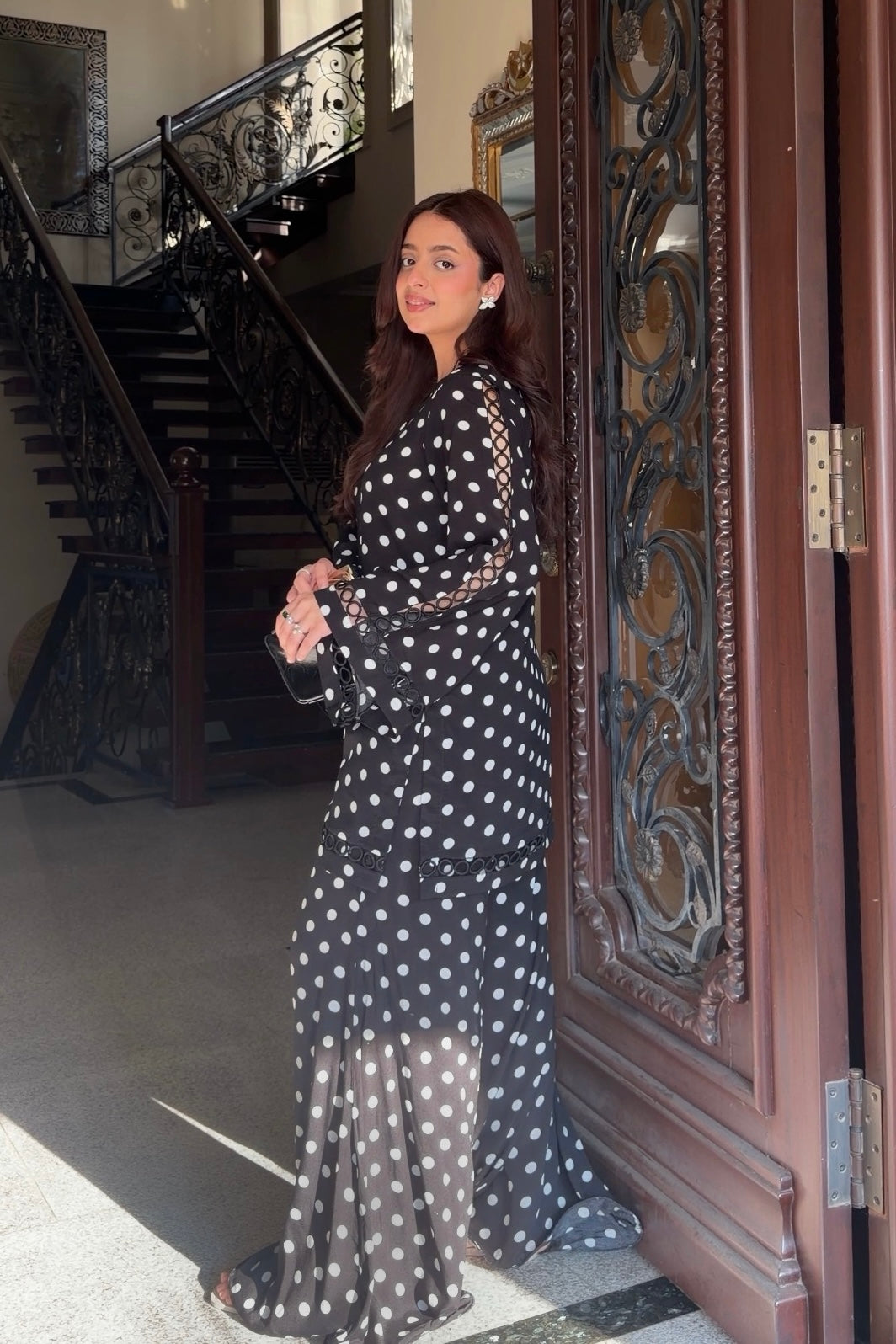 Classic Black Polka Dot 2 PC Set