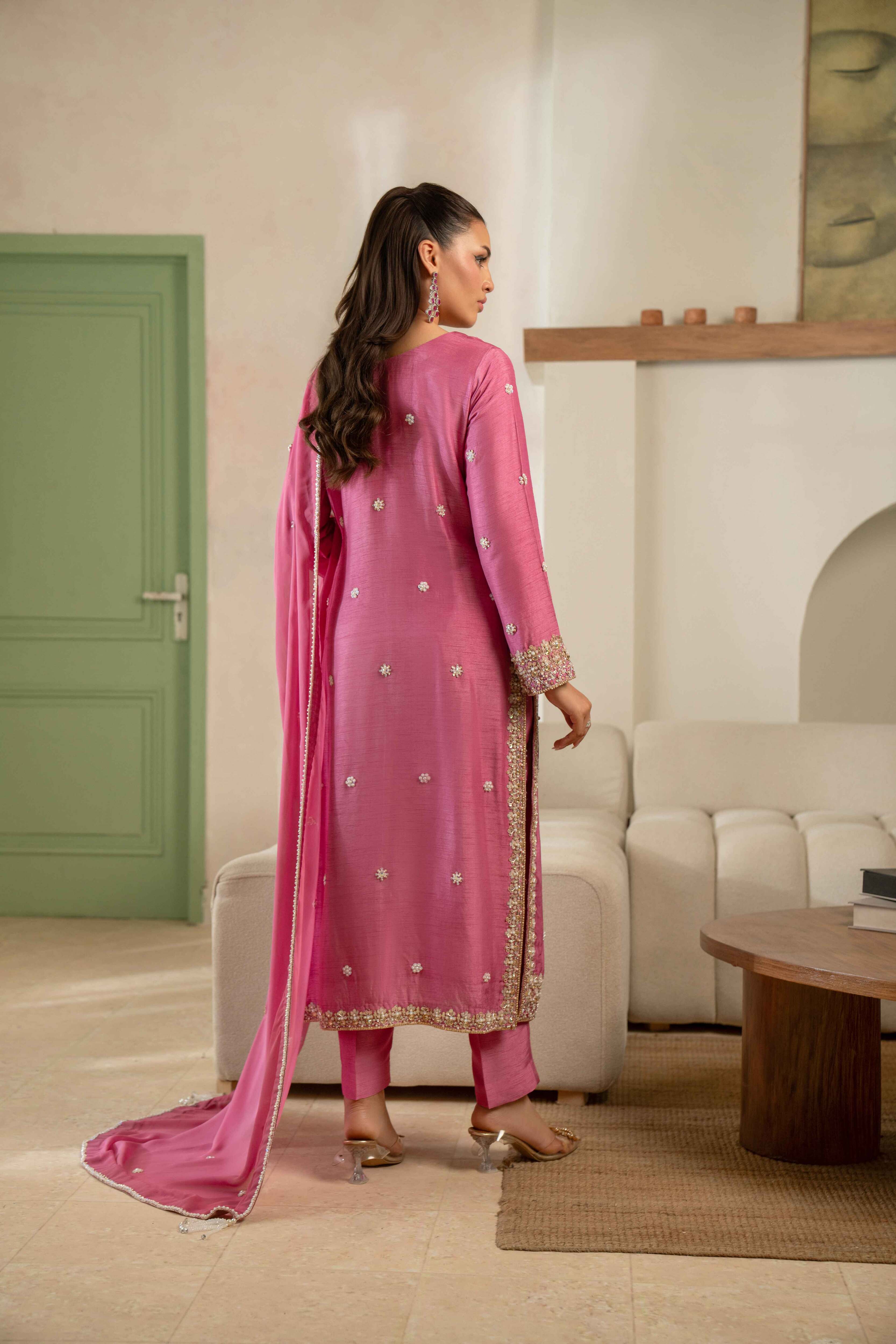 Classic Pink Signature Handworked Ensemble
