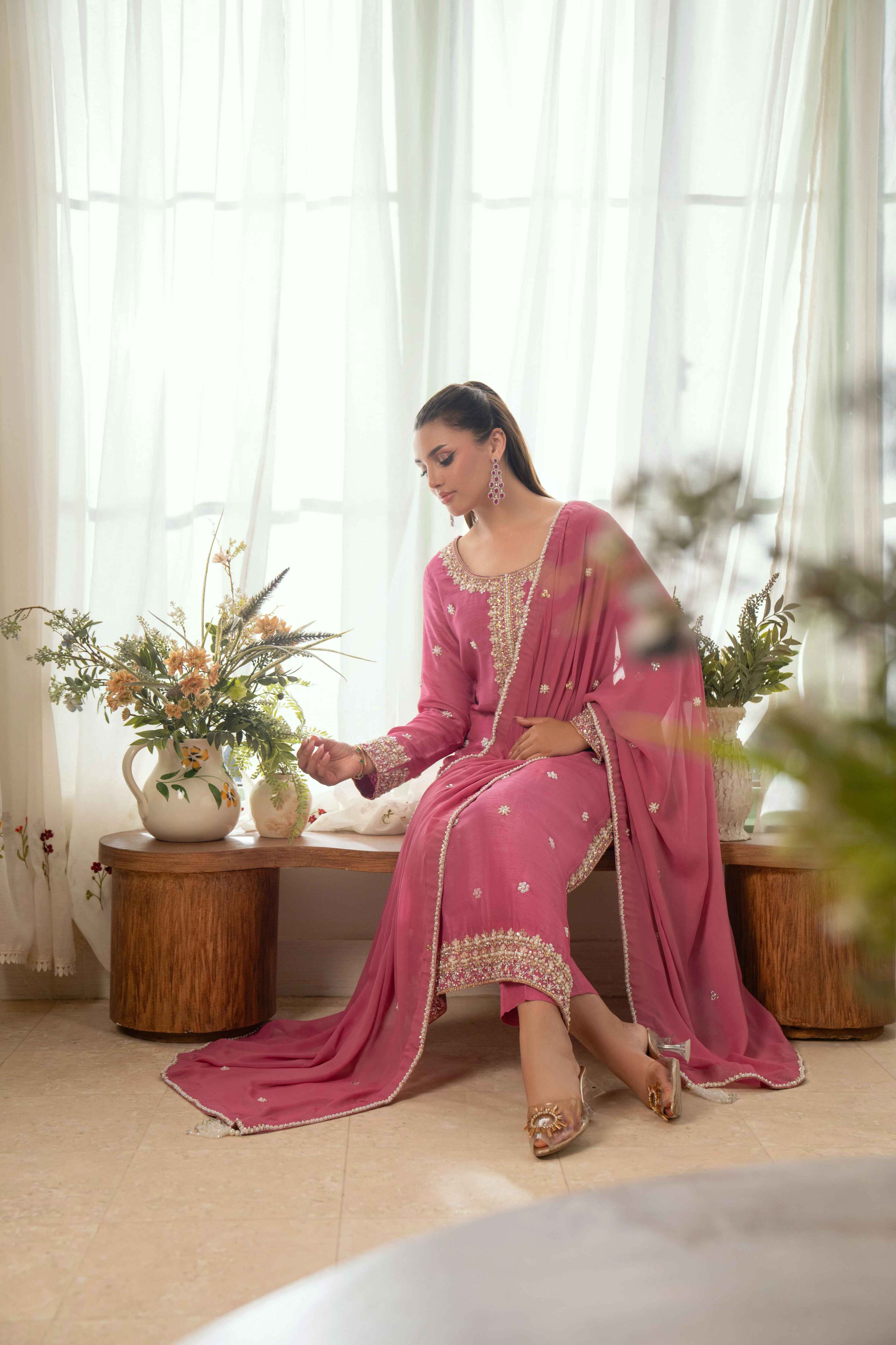 Classic Pink Signature Handworked Ensemble