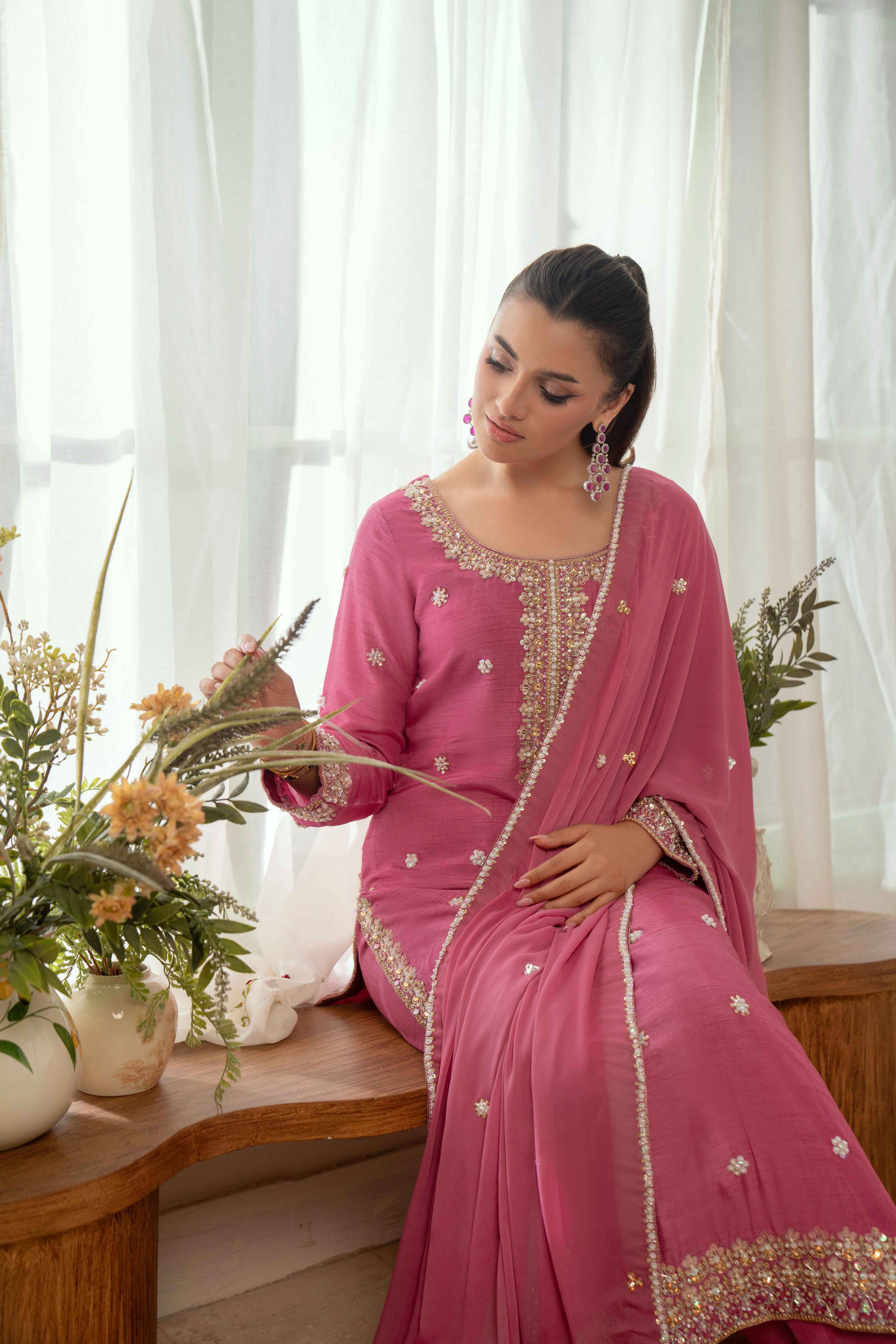 Classic Pink Signature Handworked Ensemble
