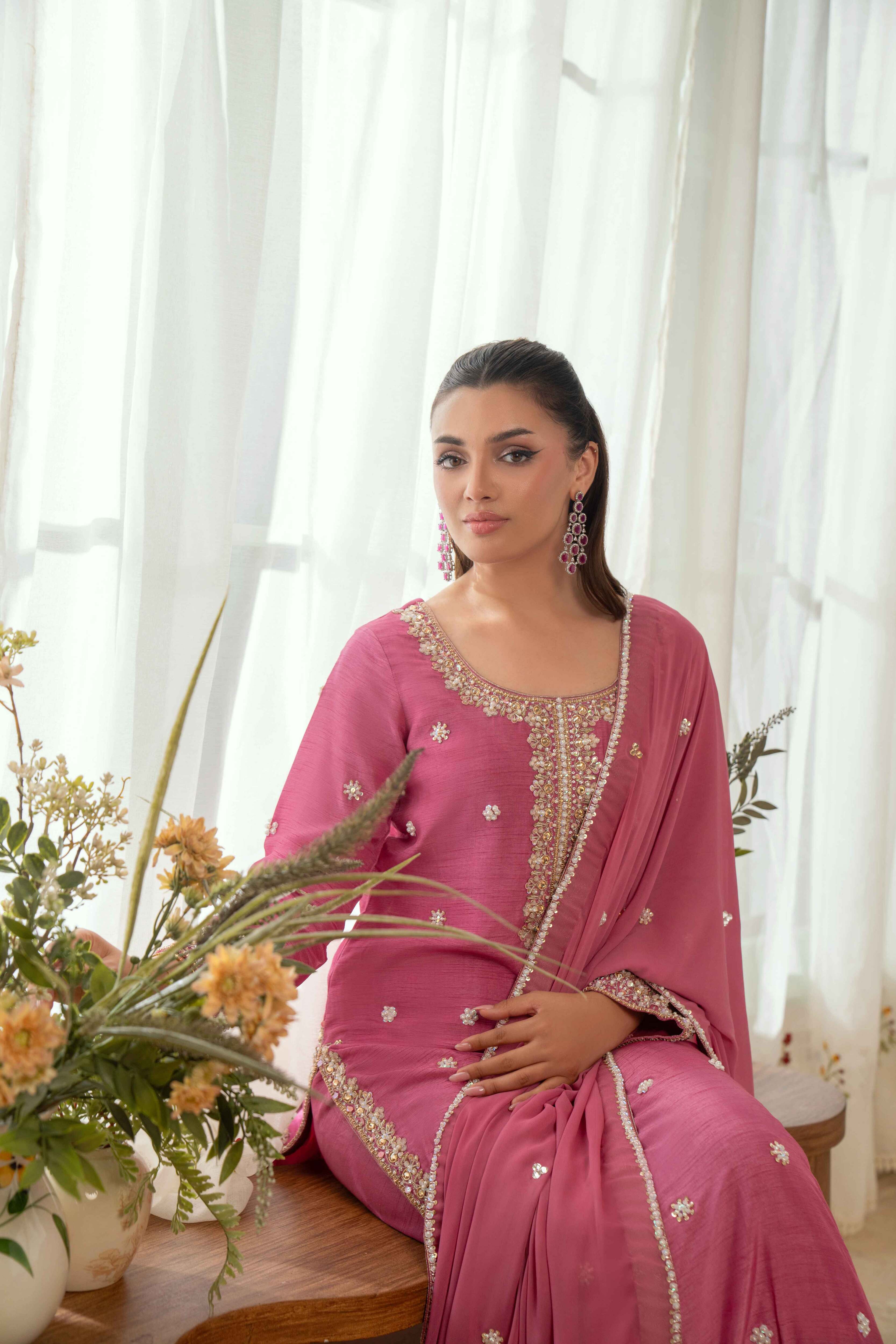 Classic Pink Signature Handworked Ensemble