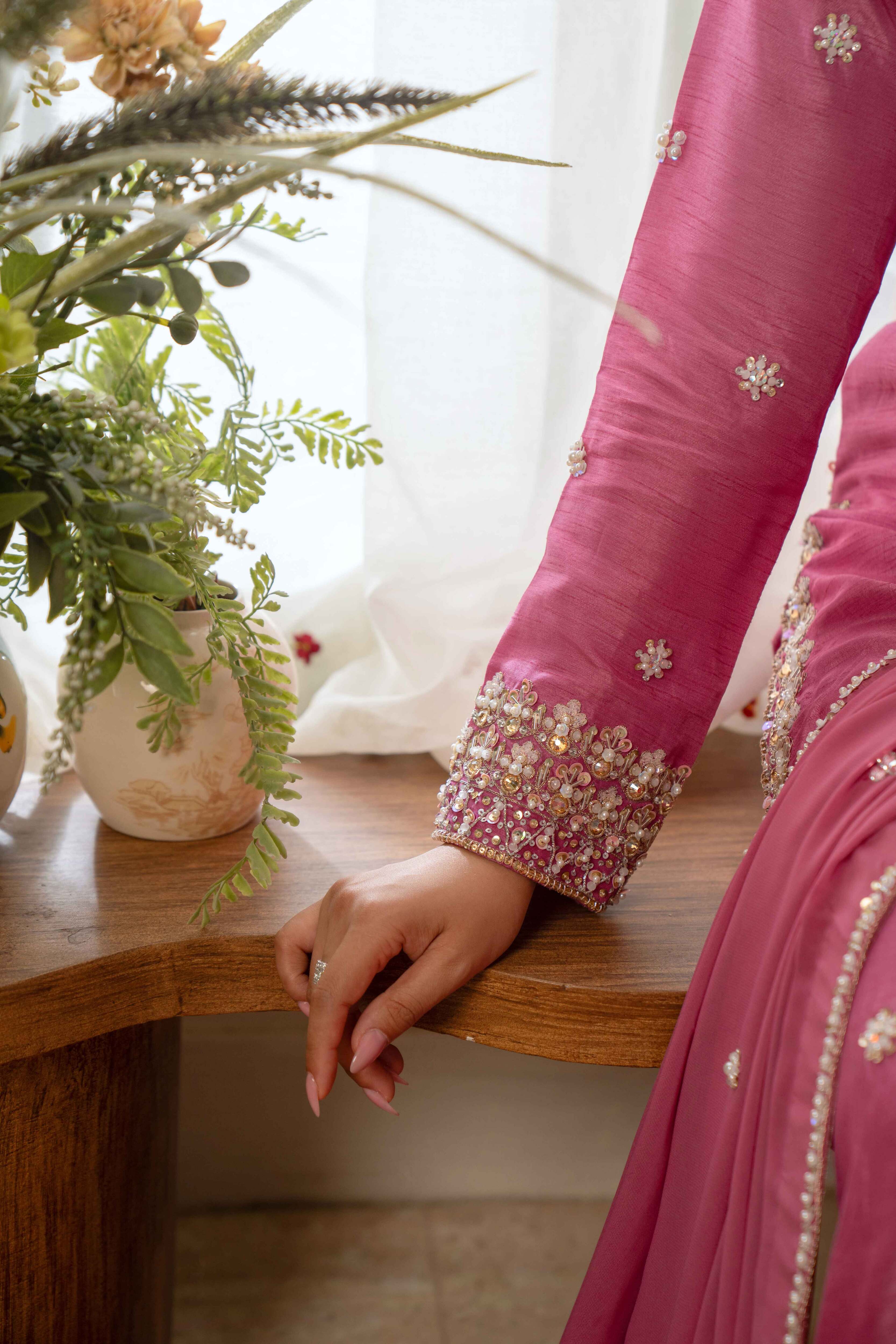 Classic Pink Signature Handworked Ensemble