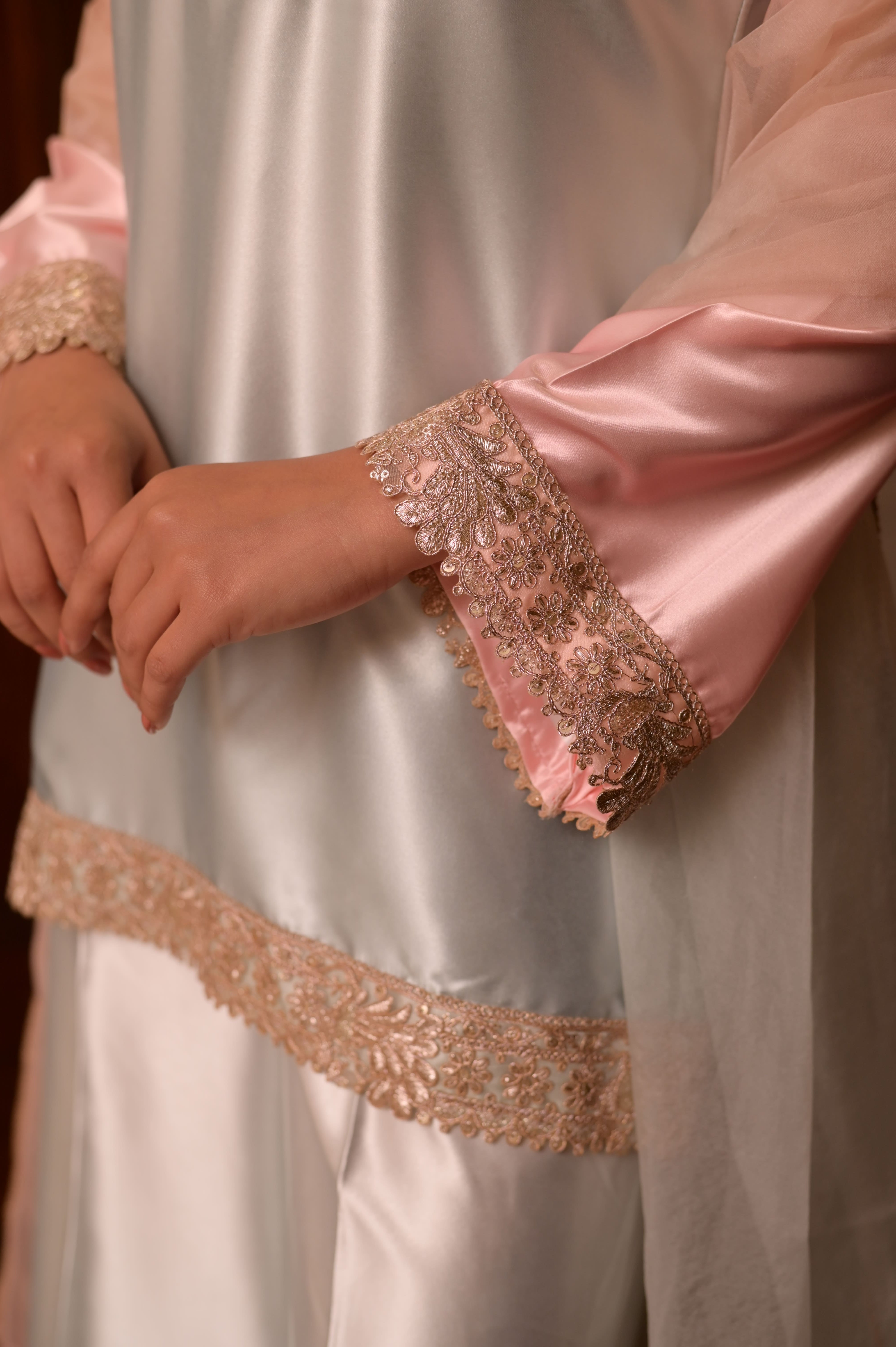MOONLIT BLUSH OMBRÉ SILK 3-PC SET