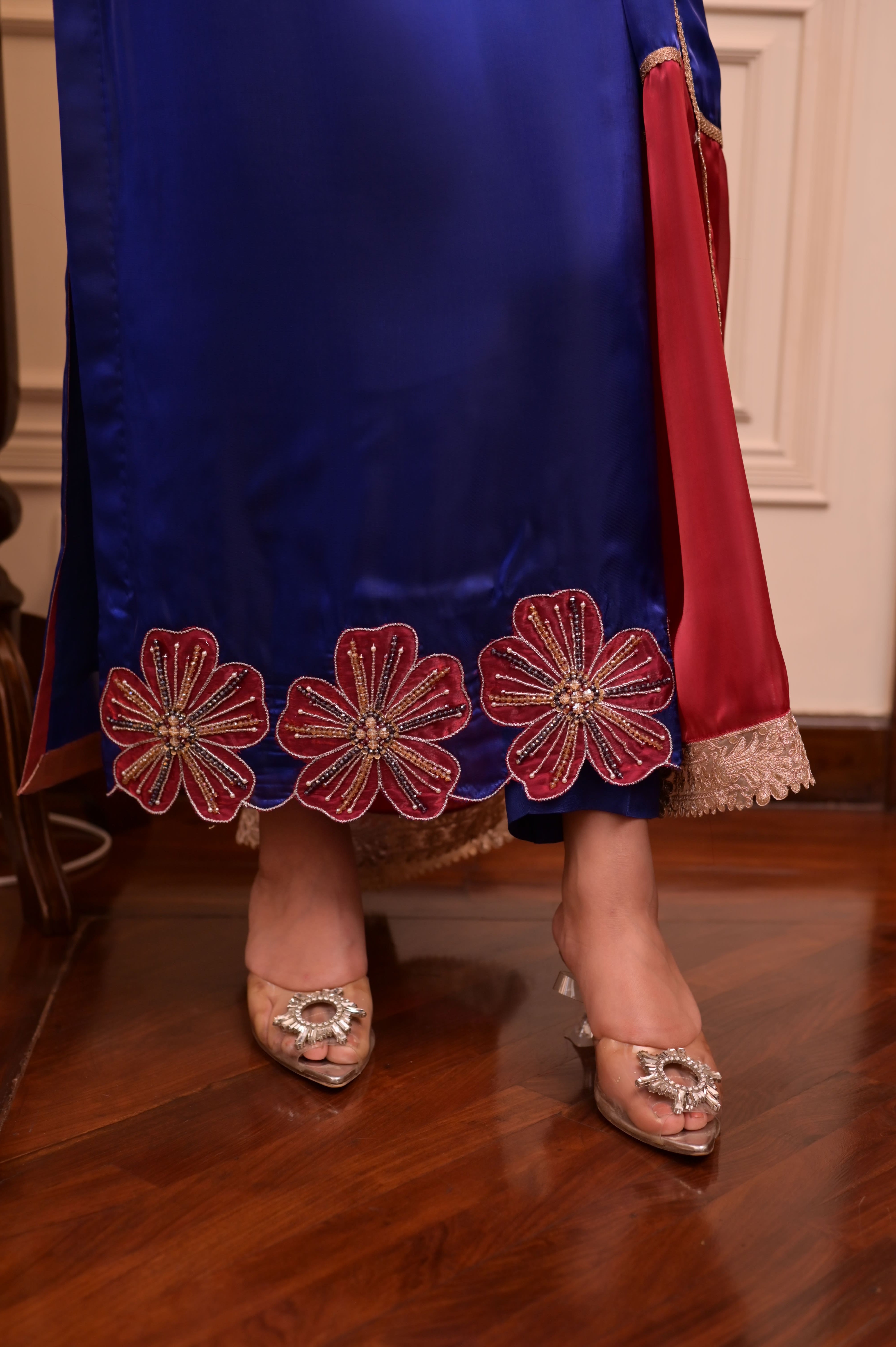 Royal Blue Signature Handworked 3-PC Ensemble