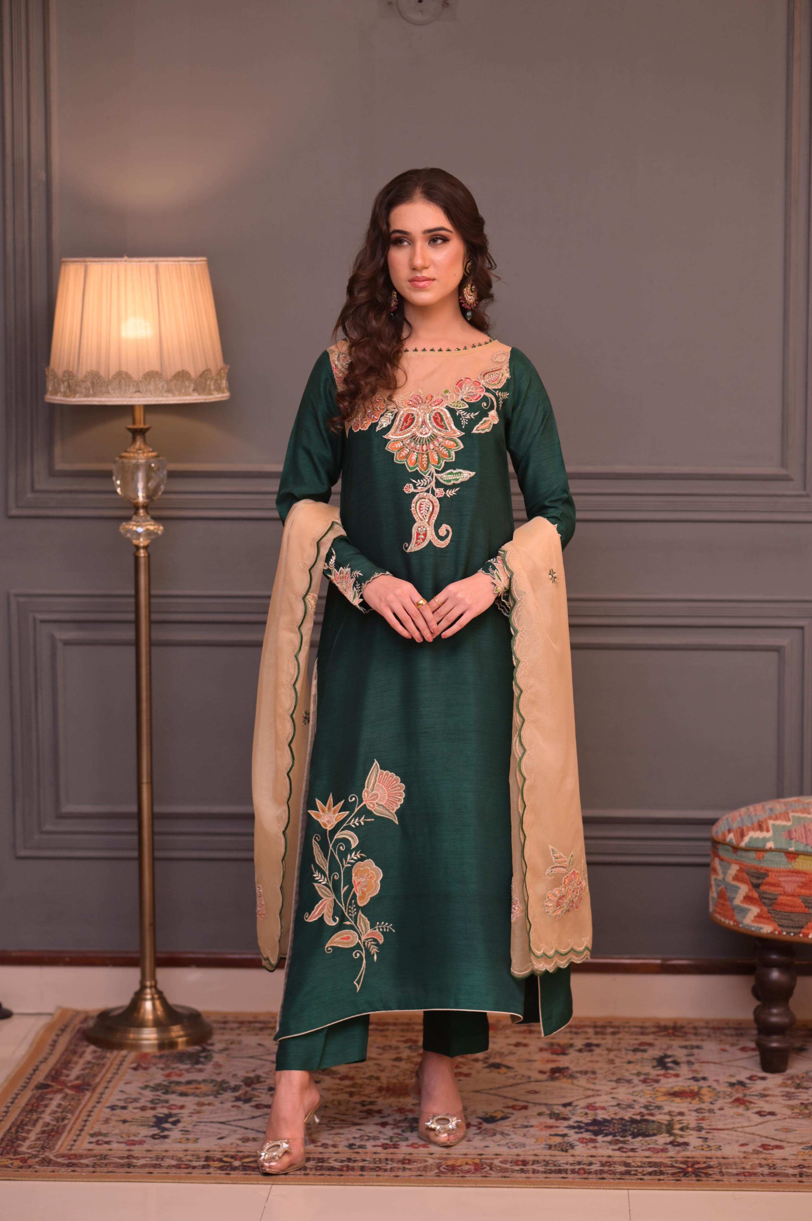 Emerald Green 3-Pc Set