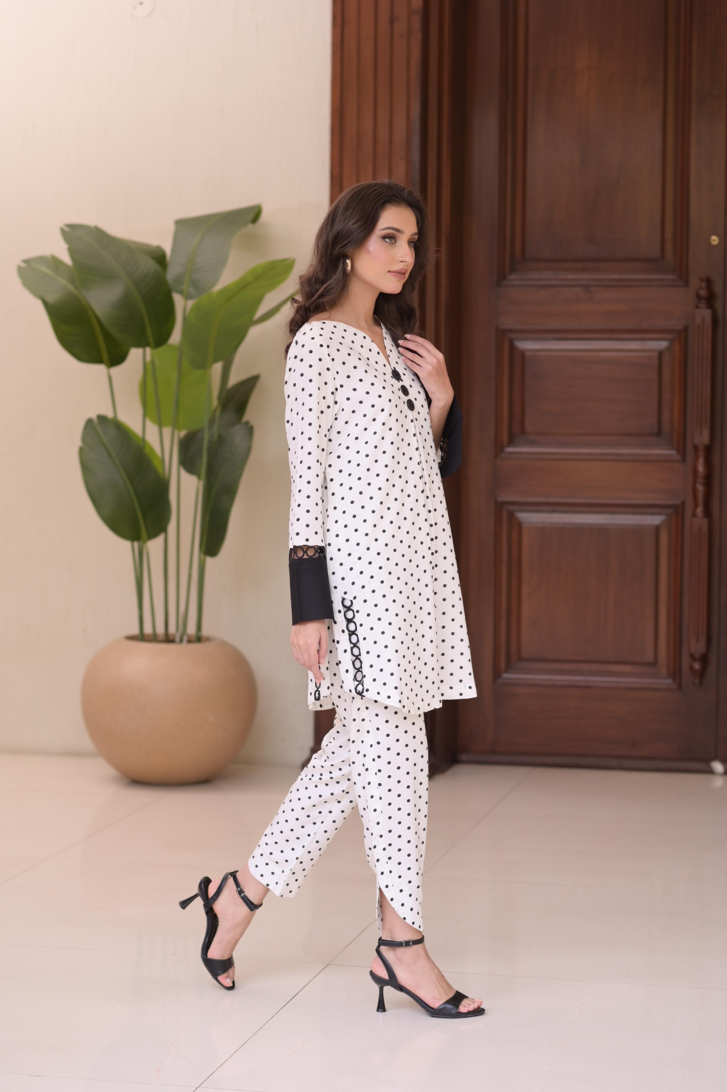 Classic Polka Dot 2-Pc Set
