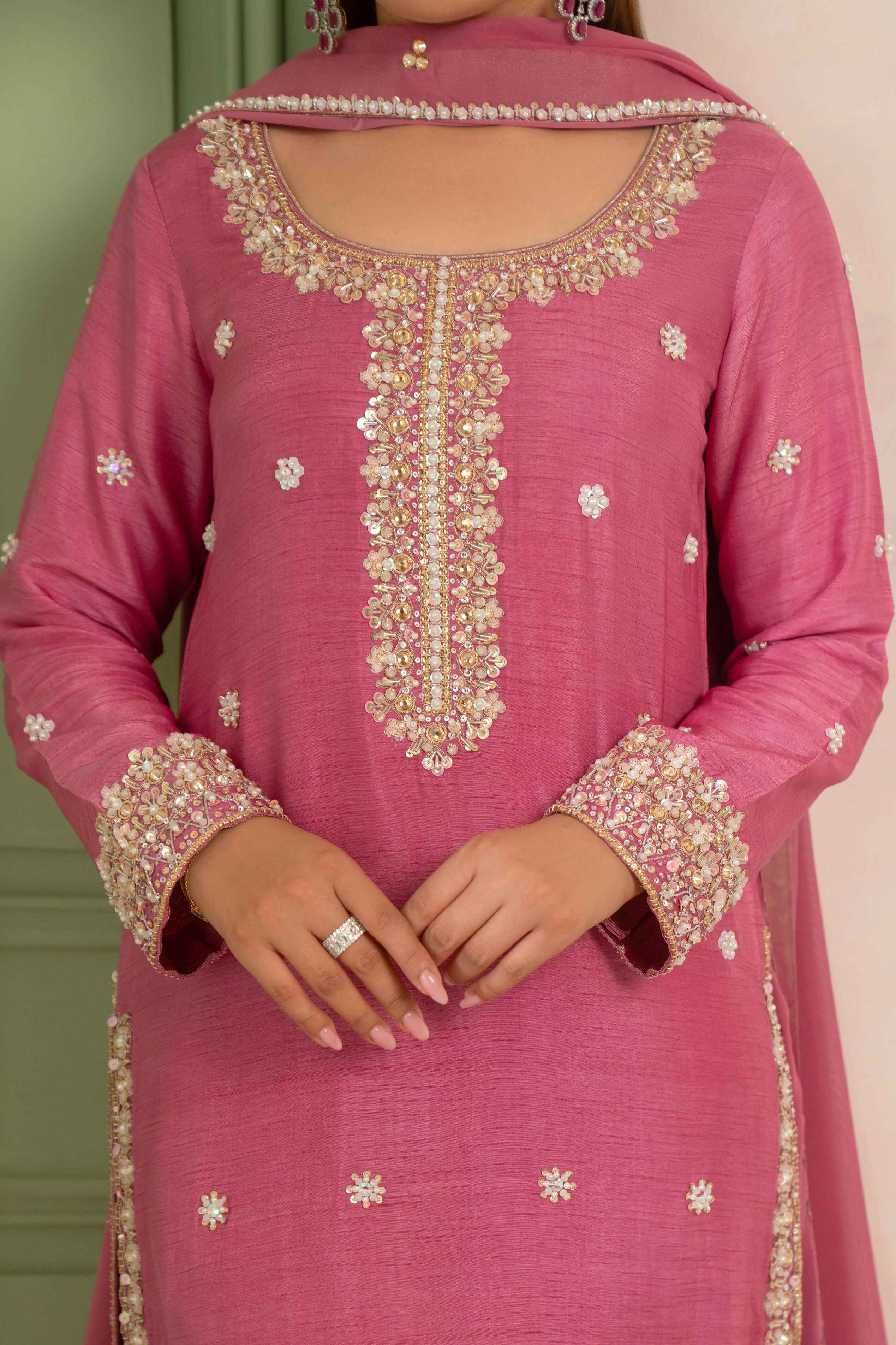 Classic Pink Signature Handworked Ensemble