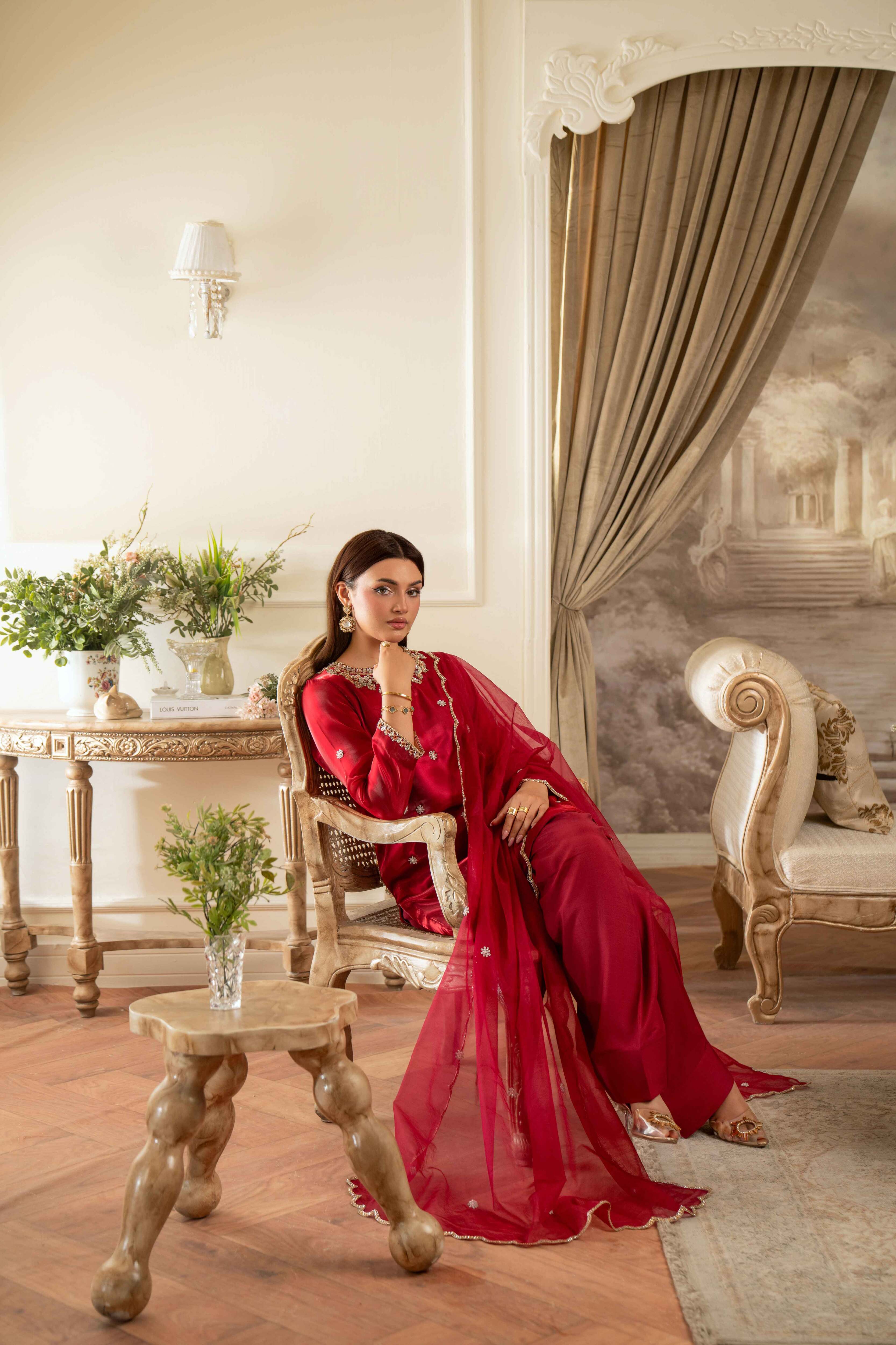 Scarlet Signature Handworked Ensemble