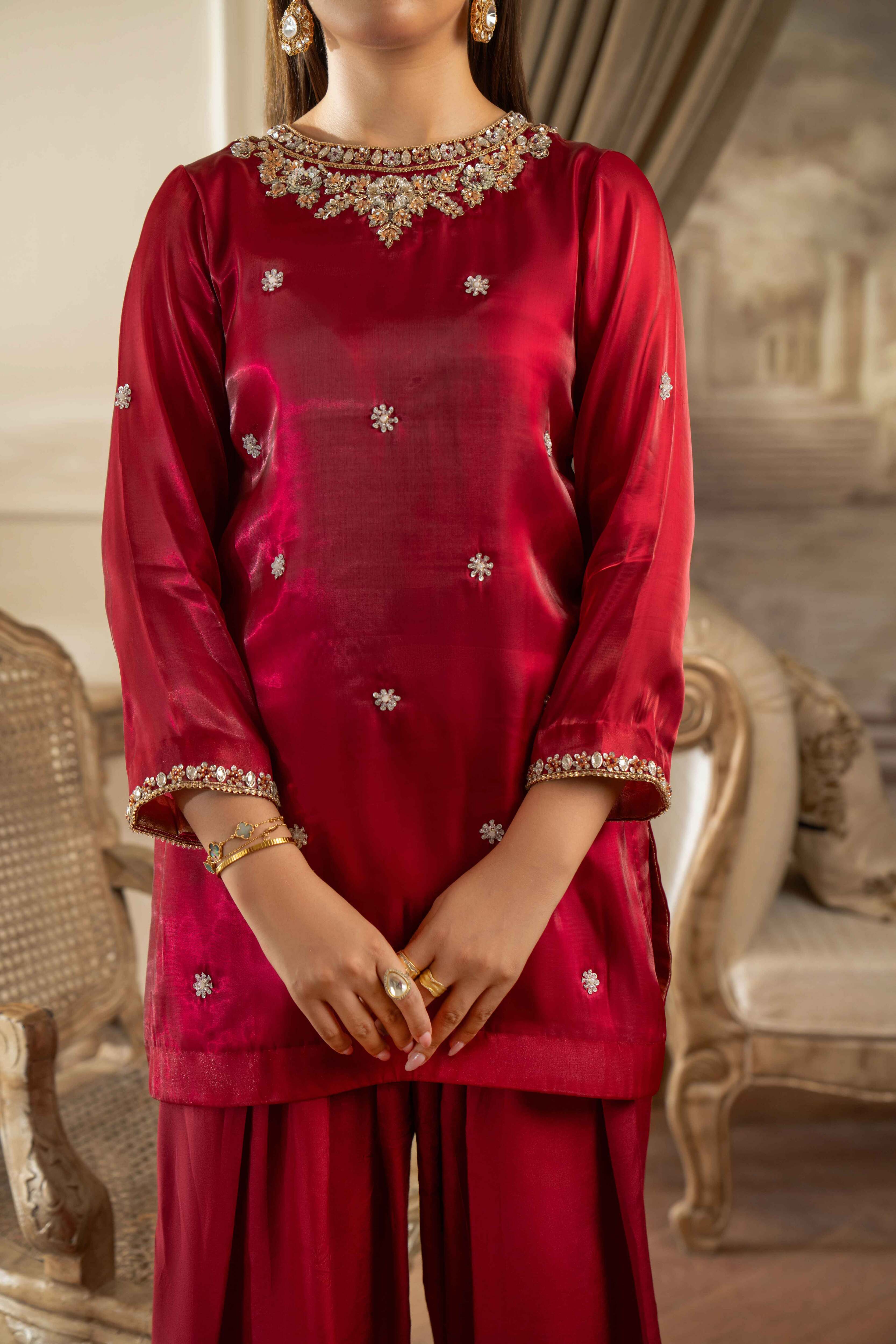 Scarlet Signature Handworked Ensemble
