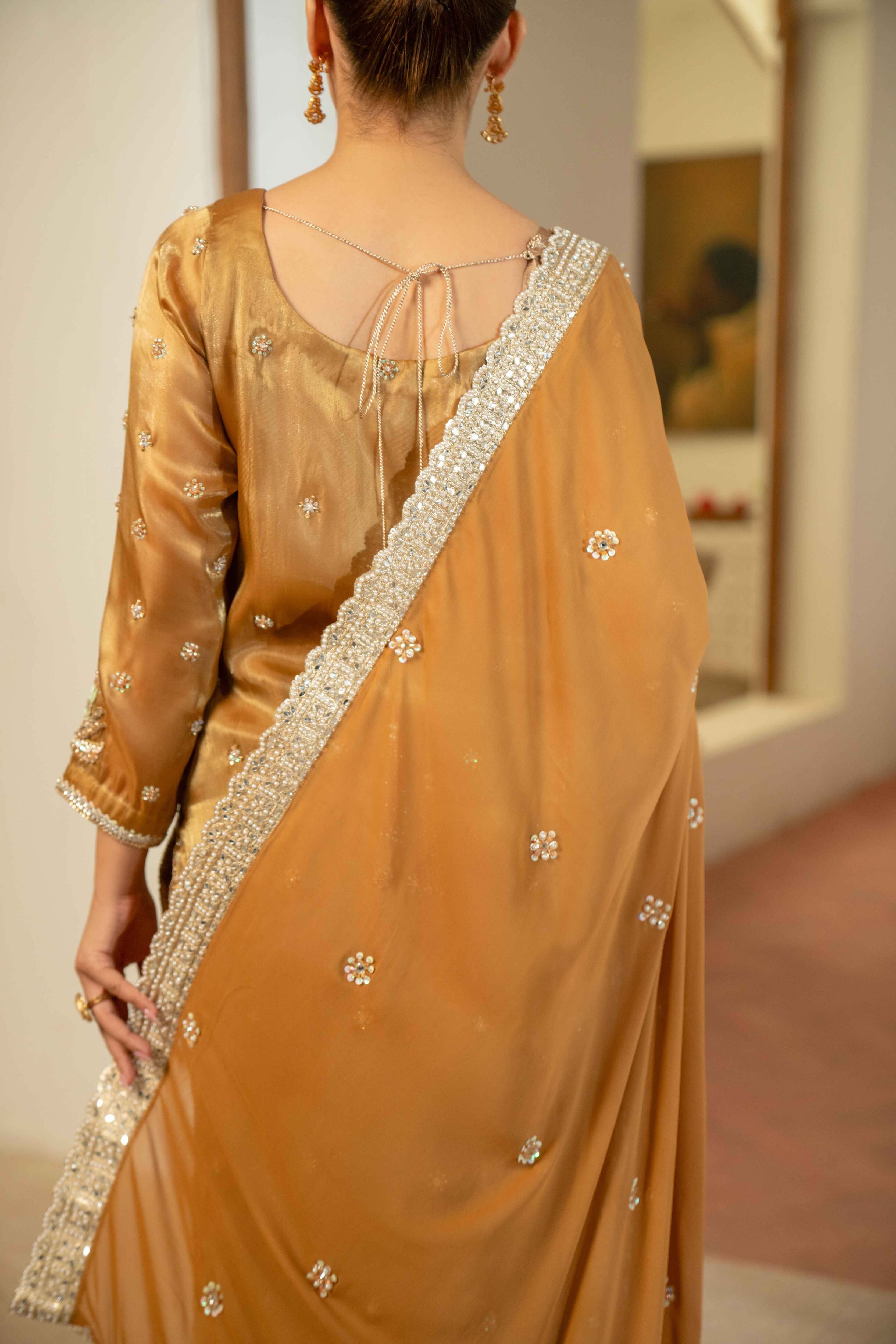 Antique Gold Signature Handworked Ensemble