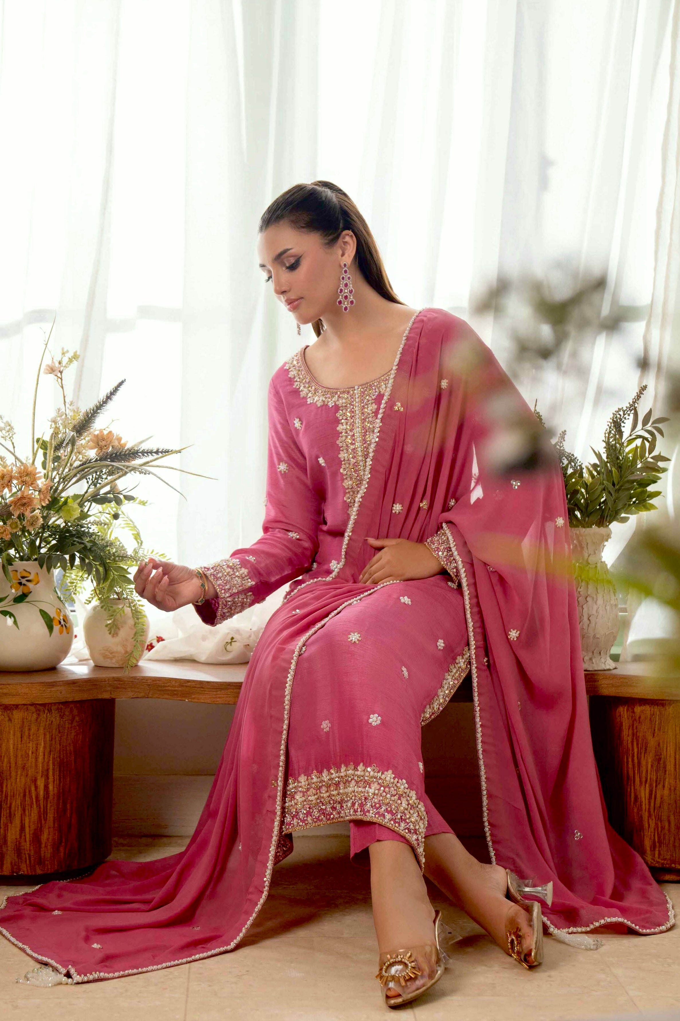 Classic Pink Signature Handworked Ensemble