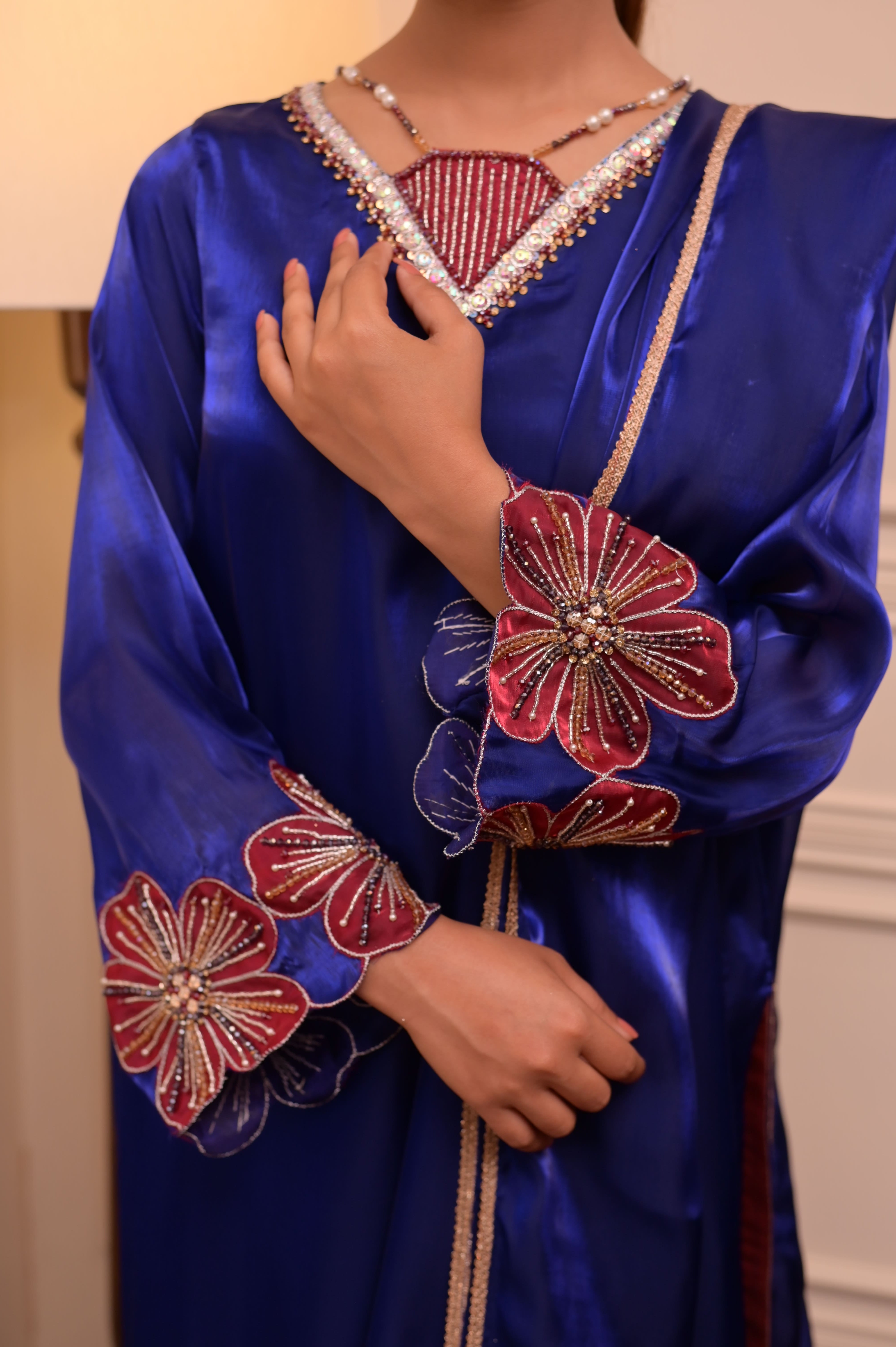 Royal Blue Signature Handworked 3-PC Ensemble